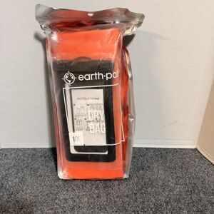 Earth Pak Dry Bag 10L Waterproof Roll Top With Phone Case Orange IPX5 Outdoor